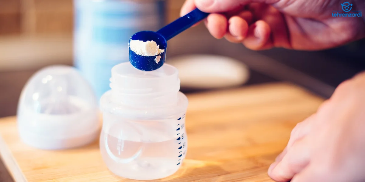 دادن شیر خشک به نوزاد
